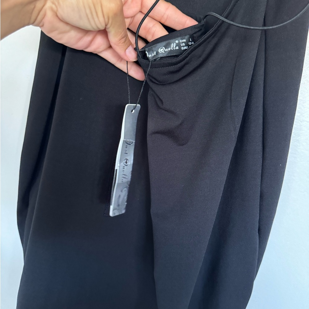 Mini string black dress - Picture 4 of 4
